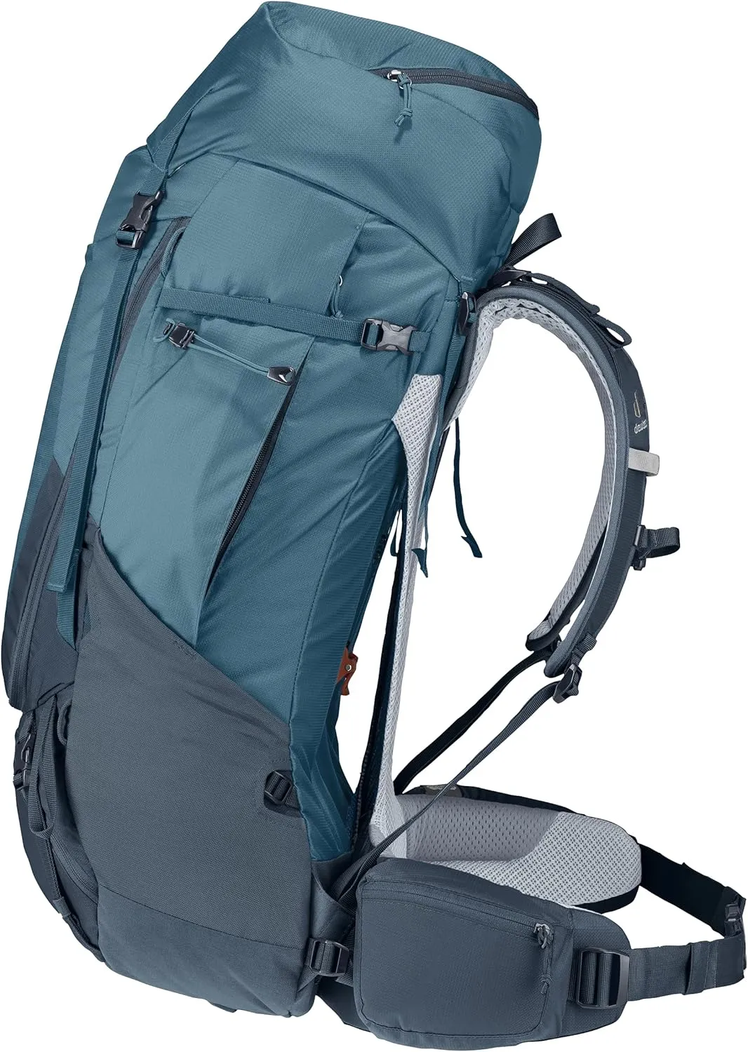 Deuter Futura Air Trek D3402321-1374 Men's Climbing Backpack, 60 10, Atlantic x Ink, 2021 Model