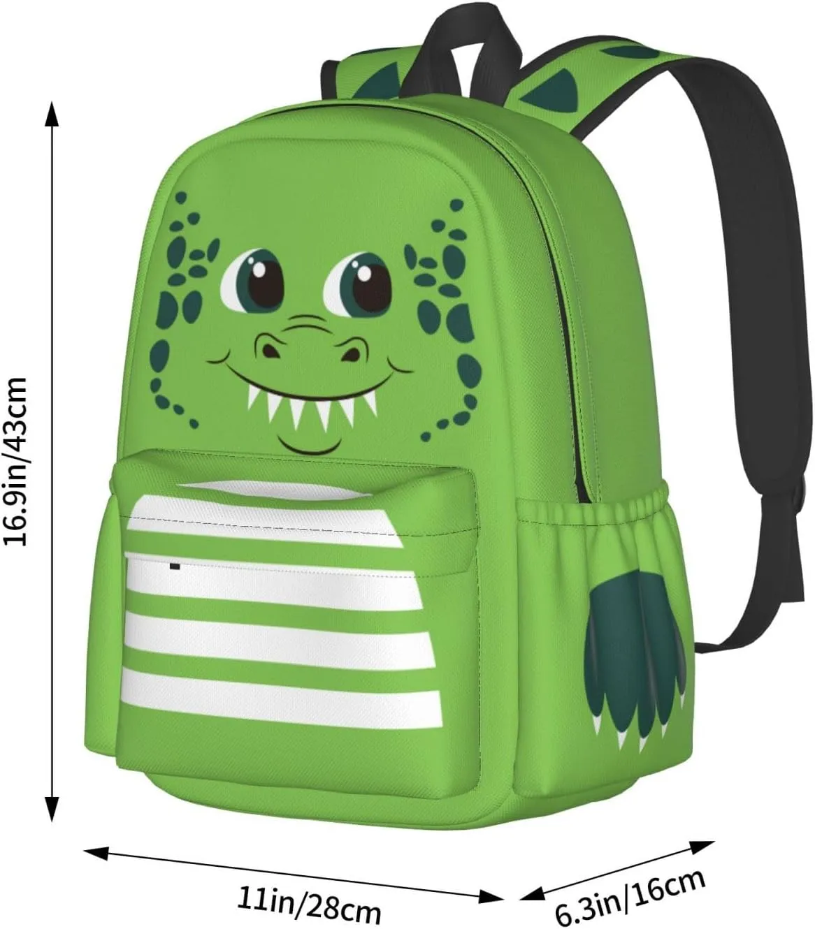 Dinosaur Cute Funny Casual Daypack Laptop Bag School Bookbag Travel Backpack For Kids Teen Boy Girl