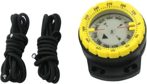 Diving Compass Diving Accessory Waterproof Outdoor Camping Compass Diving Equipment for Survival Emergency Sailing Camping, Yellow