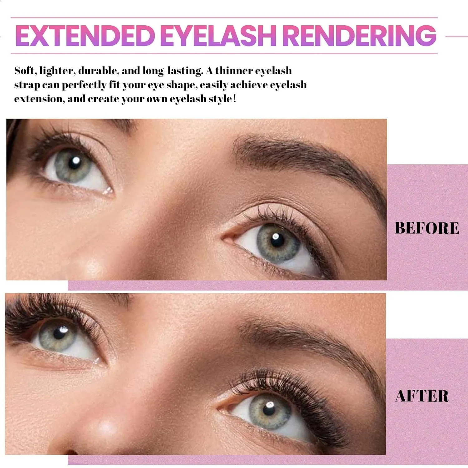 DIY Lash Extension Kit with 720pcs Lashes Clusters,1X/2X Magnification Compact Mirror with Light,Lash Bond and Seal,Eyelash Remover Tweezers Applicator Mascara Brush(10-18mm,30-60D Curl)