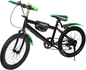 DNYSYSJ 20in Mountainbike Speed Shifter City Bicycle,46lb Carbon Steel Portable Trail Commuter Bike,Triangular Frame Compass Bell w/Water Cup Holder,Lockable Fork
