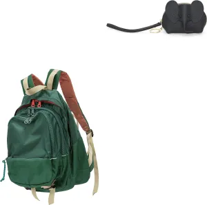 DORIS&JACKY UNISEX Campus Backpack Large Capacity Travel Casual Daypack For Women(Green)