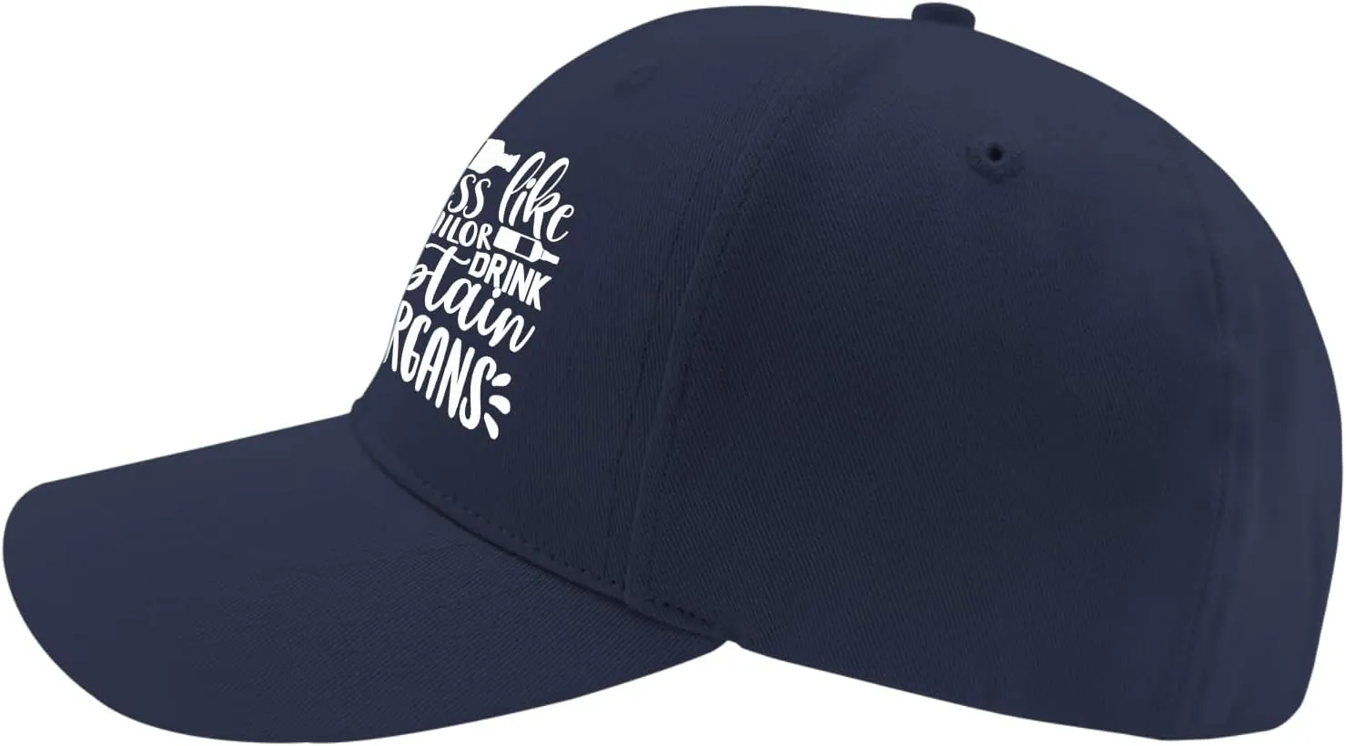 Dress Like A Sailor Drink Captain Morgans Sun Hat Fishing Hats Funny Hats Gifts for Boyfriends Baseball Caps