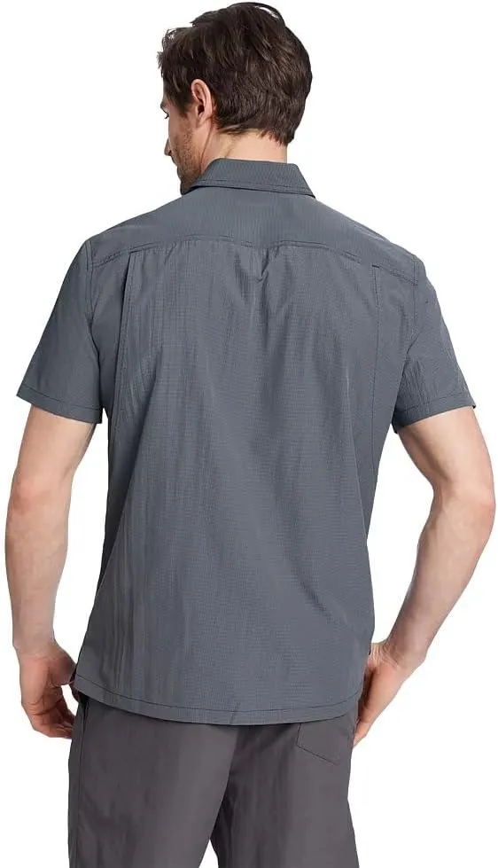 Eddie Bauer mens Upf Guide 2.0 Short-sleeve Shirt