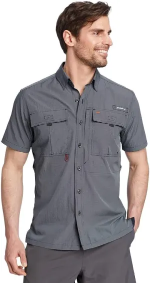 Eddie Bauer mens Upf Guide 2.0 Short-sleeve Shirt