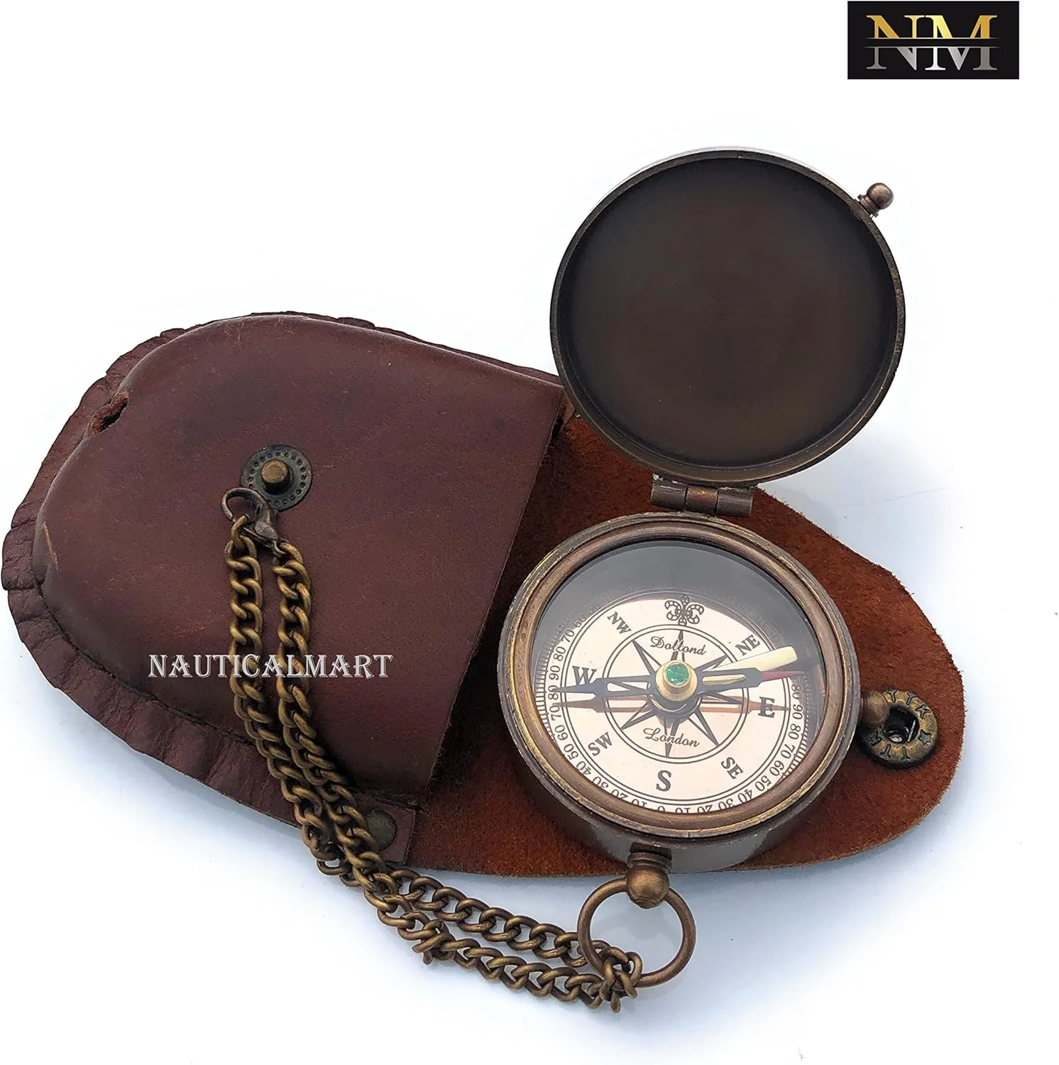 Engraved Brass Compass Gift to My Son/Nautical Gift for Son from Dad/Gift to Son from Mom/Gift for Son,Father Son Gift,Mother Son Gift,Love Mom,Son from Mom, Love Dad/with Leather Case