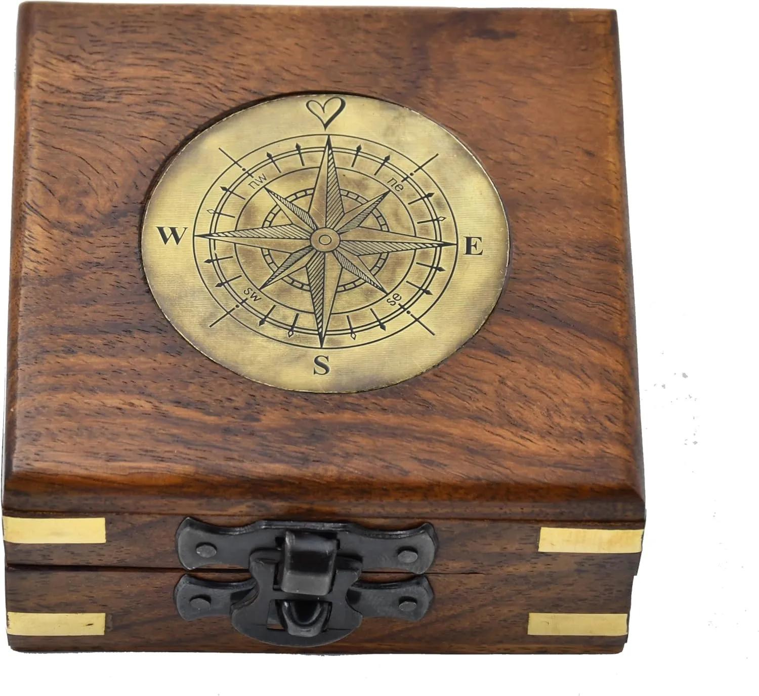 Engraved Compass - Gift for Husband, Him, Long Distance Boyfriend, Fiance, Army Boyfriend, Long Distance Relationship