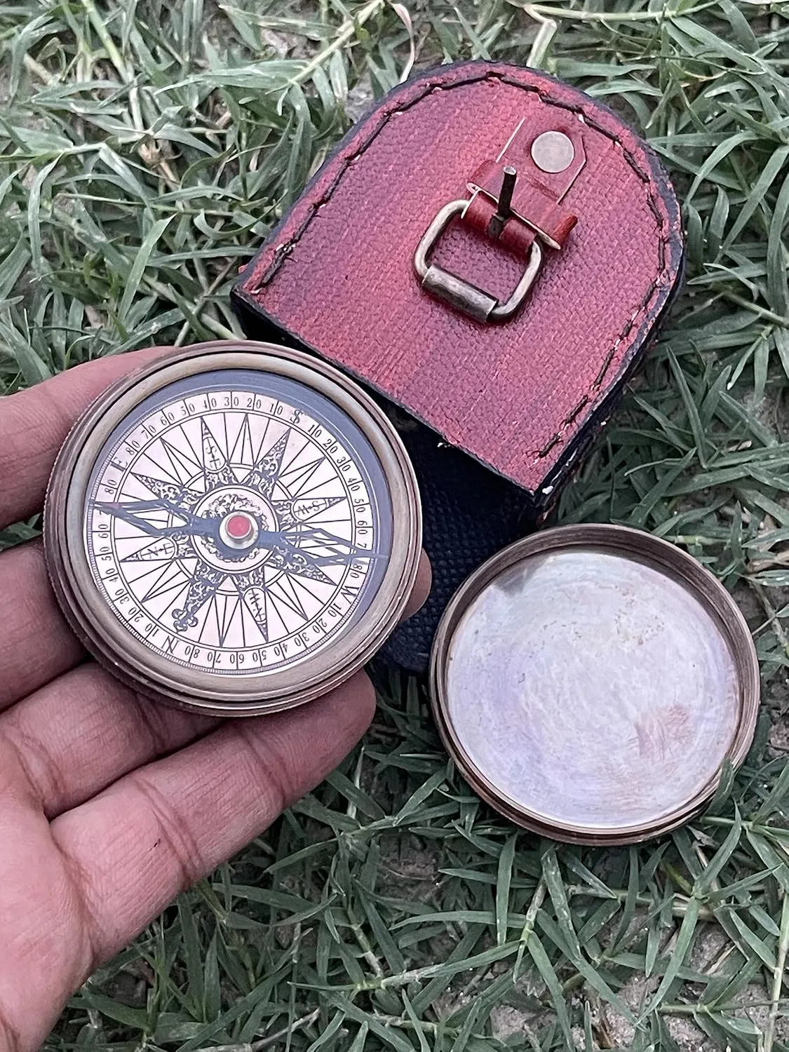 Engraved Compass, to My Husband I Love You, Brass Compass Engraved Gifts for Men, Bronze for Men, Romantic Gifts for Him/Her, Keepsake Gifts for Husband