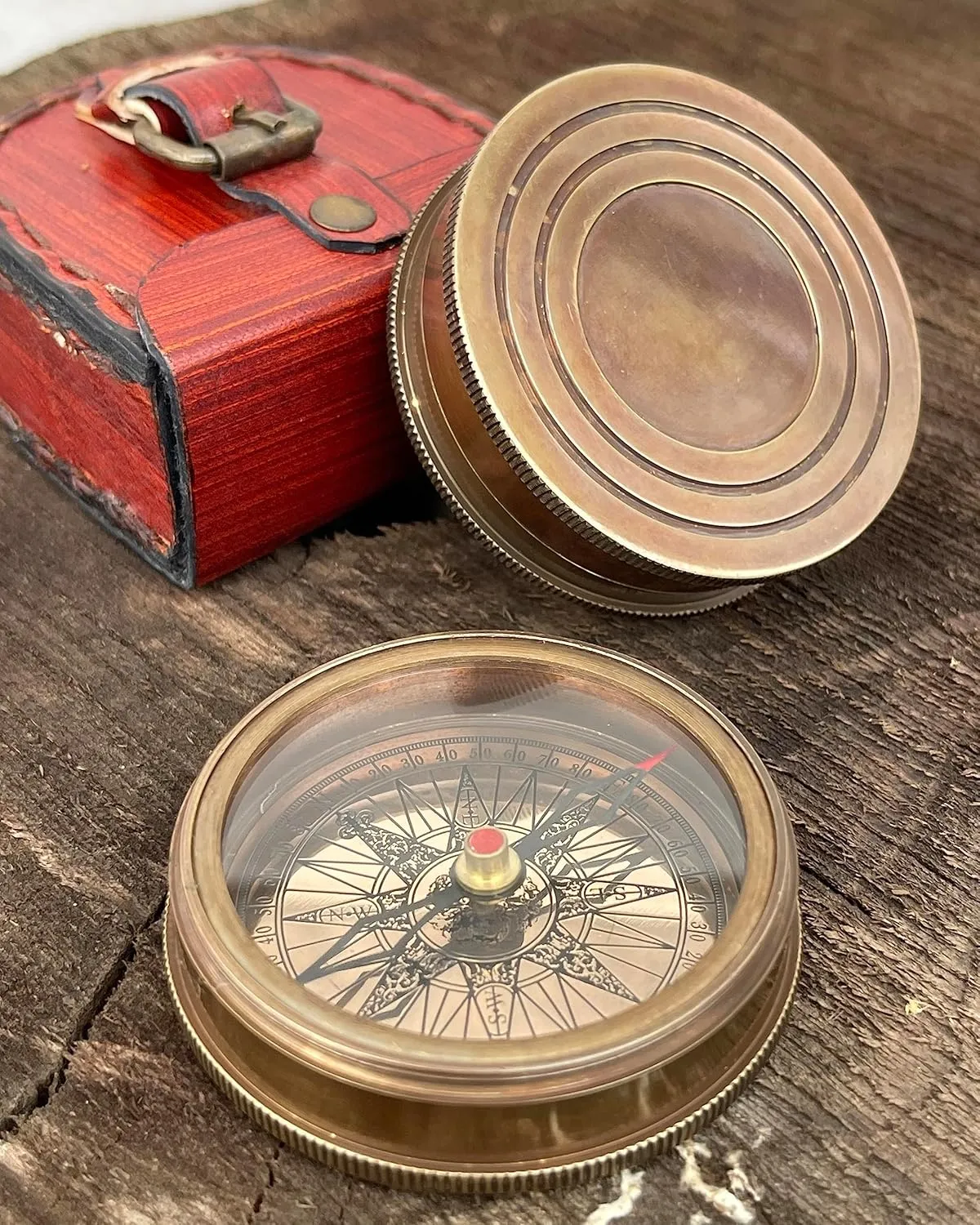 Engraved Compass, to My Husband I Love You, Brass Compass Engraved Gifts for Men, Bronze for Men, Romantic Gifts for Him/Her, Keepsake Gifts for Husband
