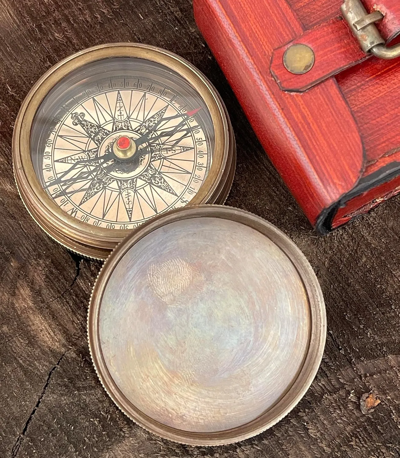 Engraved Compass, to My Husband I Love You, Brass Compass Engraved Gifts for Men, Bronze for Men, Romantic Gifts for Him/Her, Keepsake Gifts for Husband