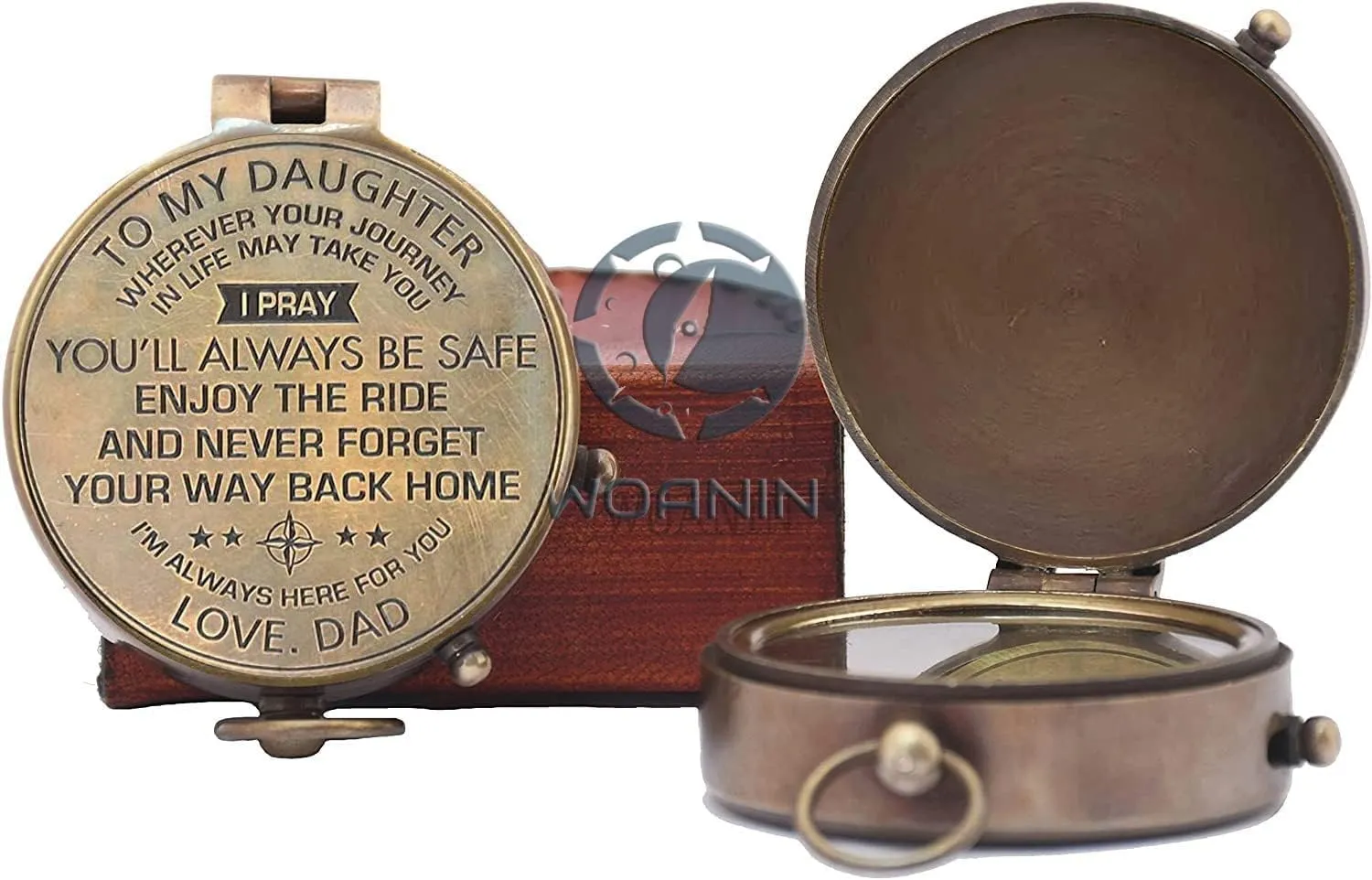 Engraved to My Daughter/Gift for Daughter from Dad/Gift to Daughter from Mom, Personalized Gift for My Daughter/Gift to Daughter/Father Mother Gift idea