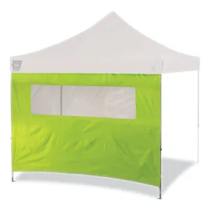ergodyne® Shax 6092 Pop-Up Tent Sidewall with Mesh Window, Single Skin, 10 ft x 10 ft, Polyester, Lime