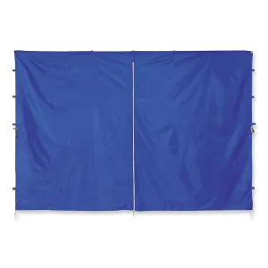 ergodyne® Shax 6096 Pop-Up Tent Sidewall with Zipper, Single Skin, 10 ft x 10 ft, Polyester, Blue