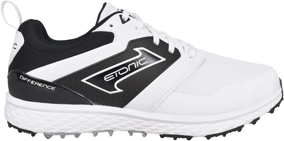 Etonic Golf Difference 2.0 Spikeless Shoes White/Black Size 10 Medium
