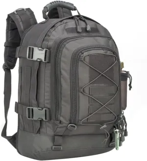 Extra Large 60L Tactical Backpack for Men Women Outdoor Water Resistant Hiking Travel Laptop Bag(G)