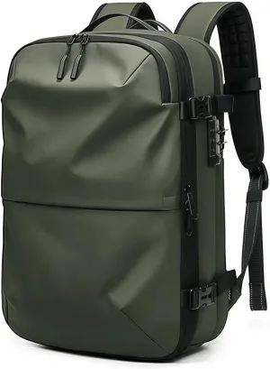 Ezyvac Backpack, Ezyvac Bag, Expandable Vaccage Bag Water Resistant, Anti Theft Vacuum Back Pack (Green)
