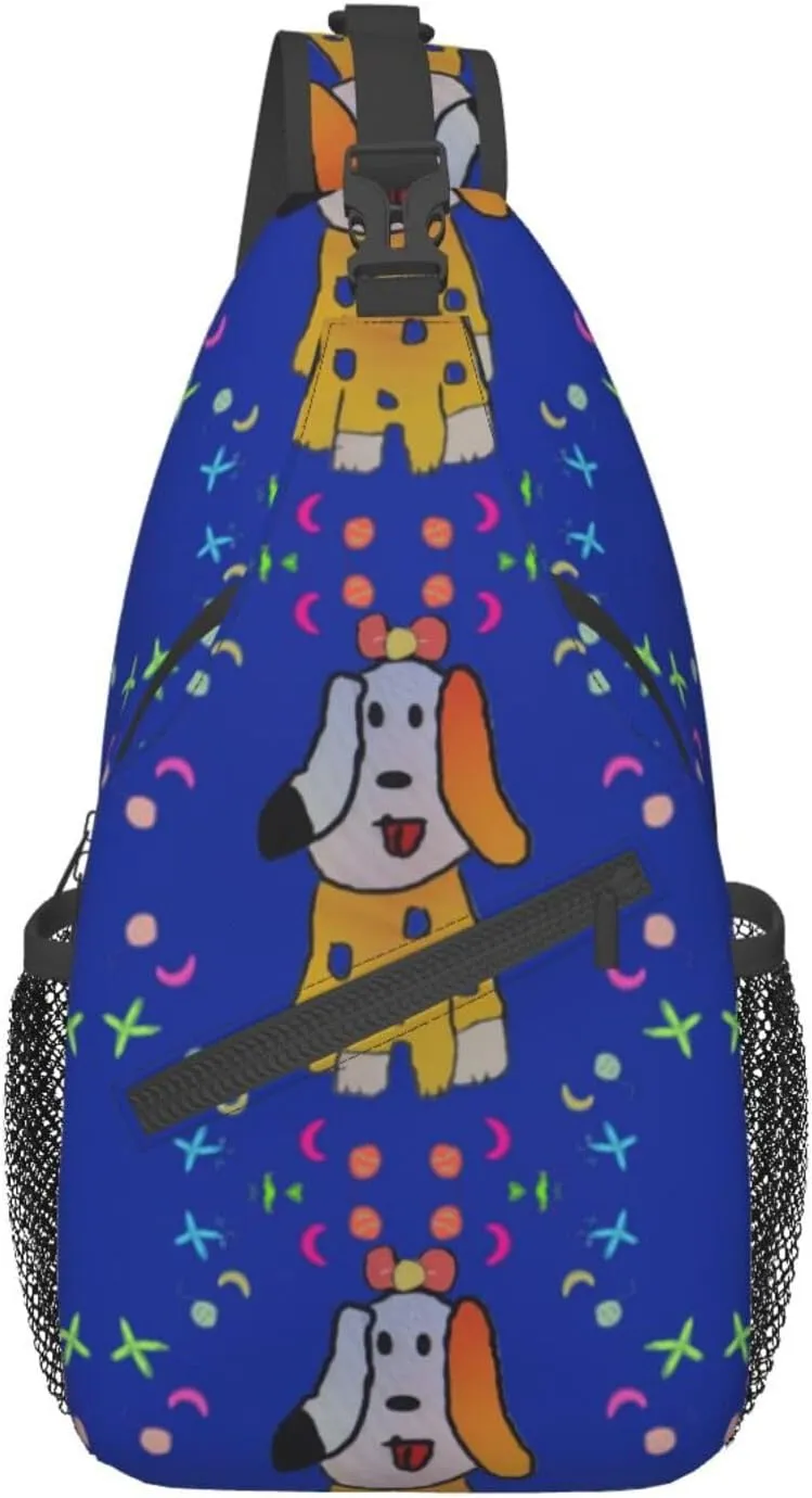 Fantasy Cartoon Dog Pattern Outdoor Hiking Backpack > Suitable For Men And Women Riding Strong And Sturdy High Storage Capacity Daily Travel