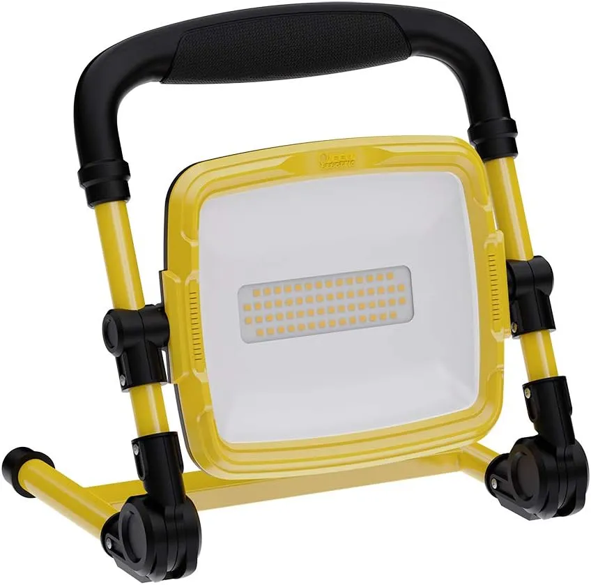 Feit Electric 54W LED Work Light, 5000 Lumens, Ultra Bright Flood Light, Plug-in Portable LED Work Light, Wet Location Rated, Pro Series, WORK5000XLPLUGFOLD