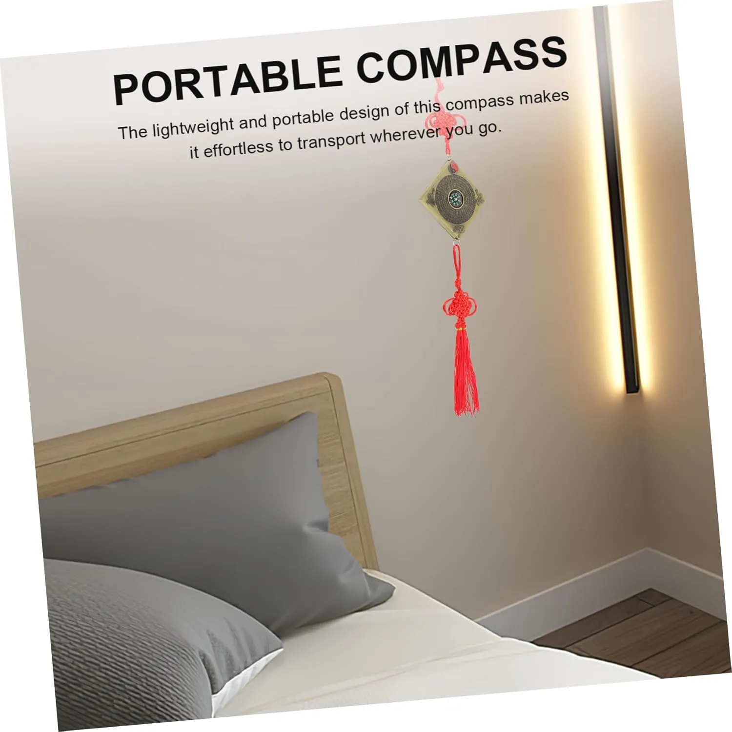 Feng Shui Compass Hanging Compass Outdoor Decor Compass Pendant Compass Hanging Portable Compass Hanging