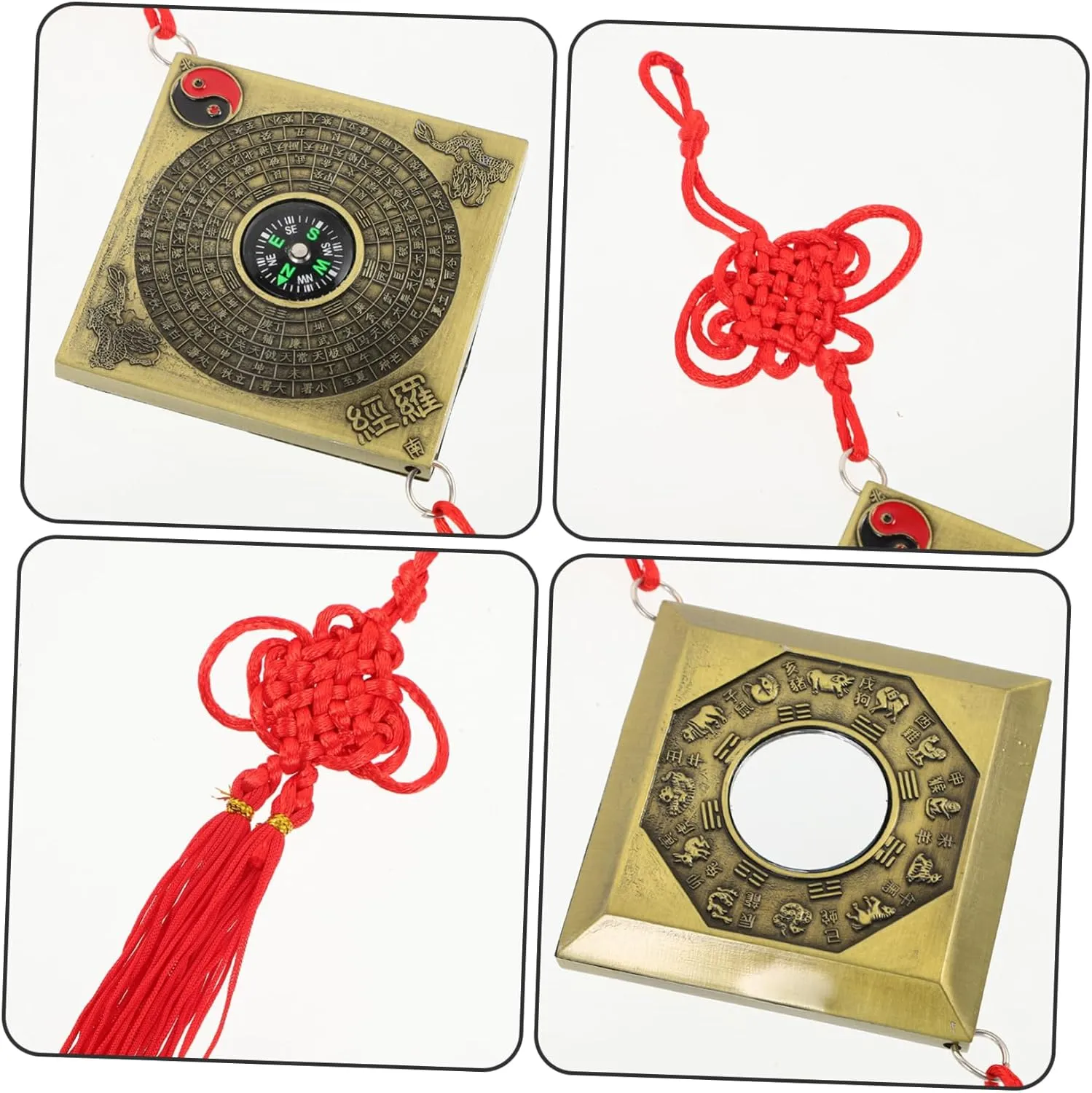 Feng Shui Compass Hanging Compass Outdoor Decor Compass Pendant Compass Hanging Portable Compass Hanging