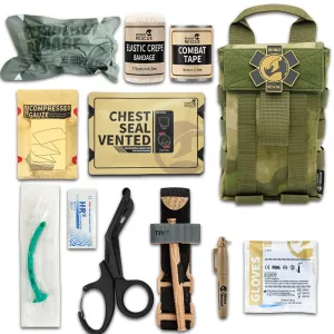 First Aid Kit (Outdoor, Camping - IFAK Medical Survival Pouch)