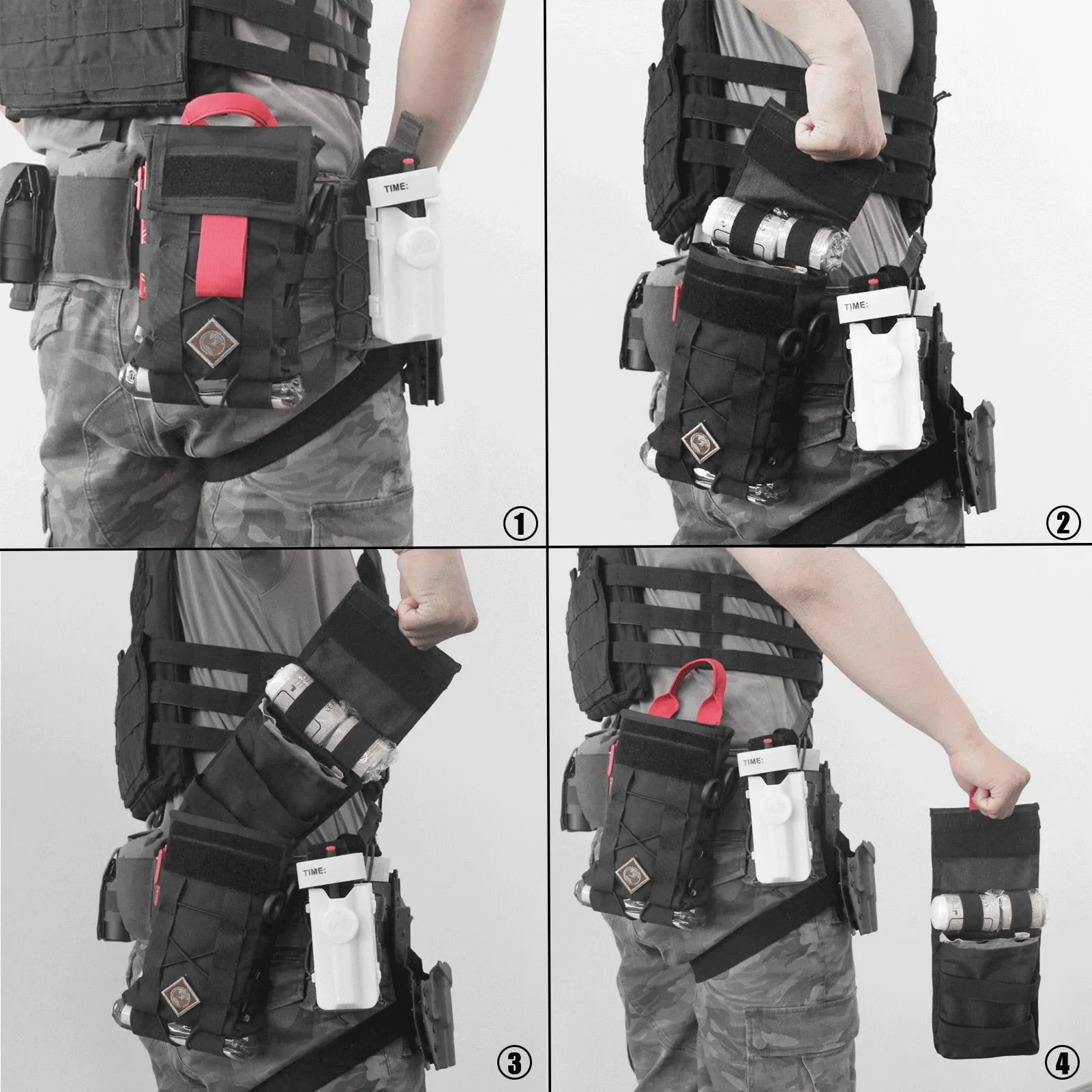 First Aid Kit (Outdoor, Camping - IFAK Medical Survival Pouch)