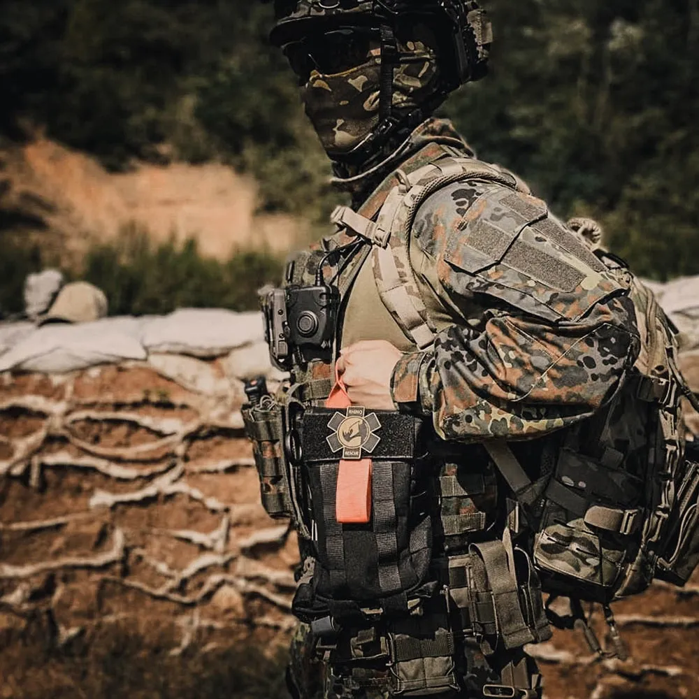 First Aid Kit (Outdoor, Camping - IFAK Medical Survival Pouch)