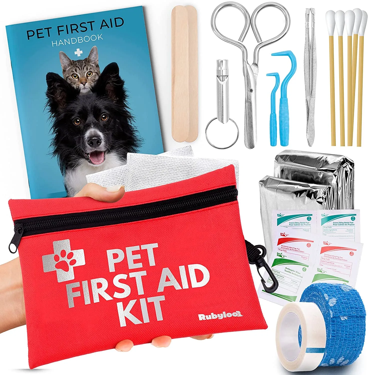 First Aid Solutions -  First Aid Kit for Travel | Vet Approved Pet First Aid Supplies
