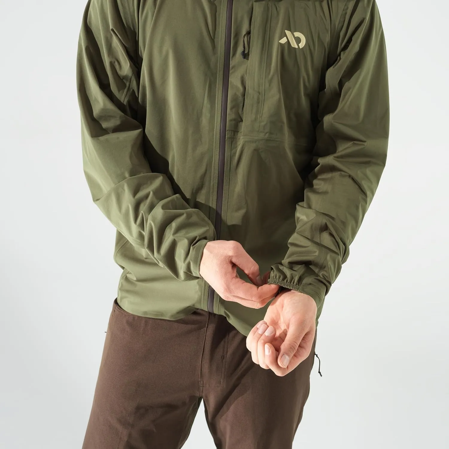 First Lite Men’s FlashStorm Jacket - 3-Layer Ultralight Waterproof Rain Coat for Hunting & Fishing