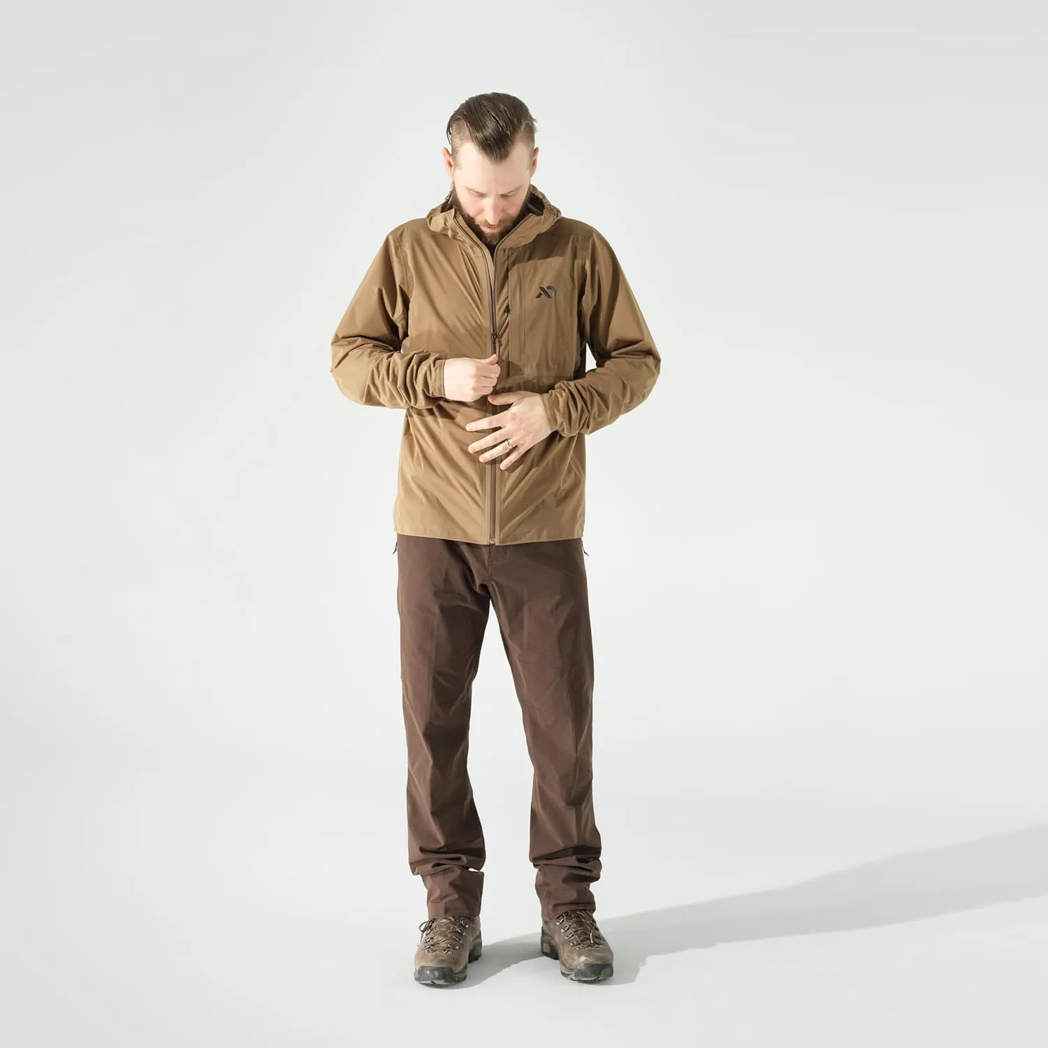 First Lite Men’s FlashStorm Jacket - 3-Layer Ultralight Waterproof Rain Coat for Hunting & Fishing