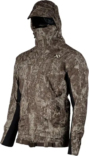 First Lite Men's LZ Jacket - Waterproof Breathable Camo Duck Hunting Shell