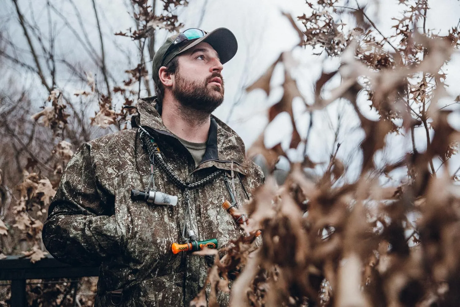 First Lite Men's LZ Jacket - Waterproof Breathable Camo Duck Hunting Shell