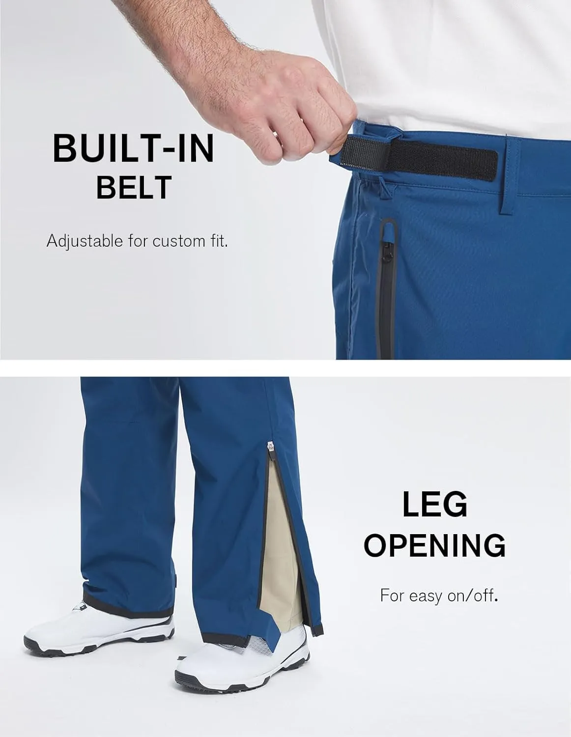 fit space Golf Climastorm Permanent Rain Pants Waterproof 20K Lightweight Performance Sporty Trousers