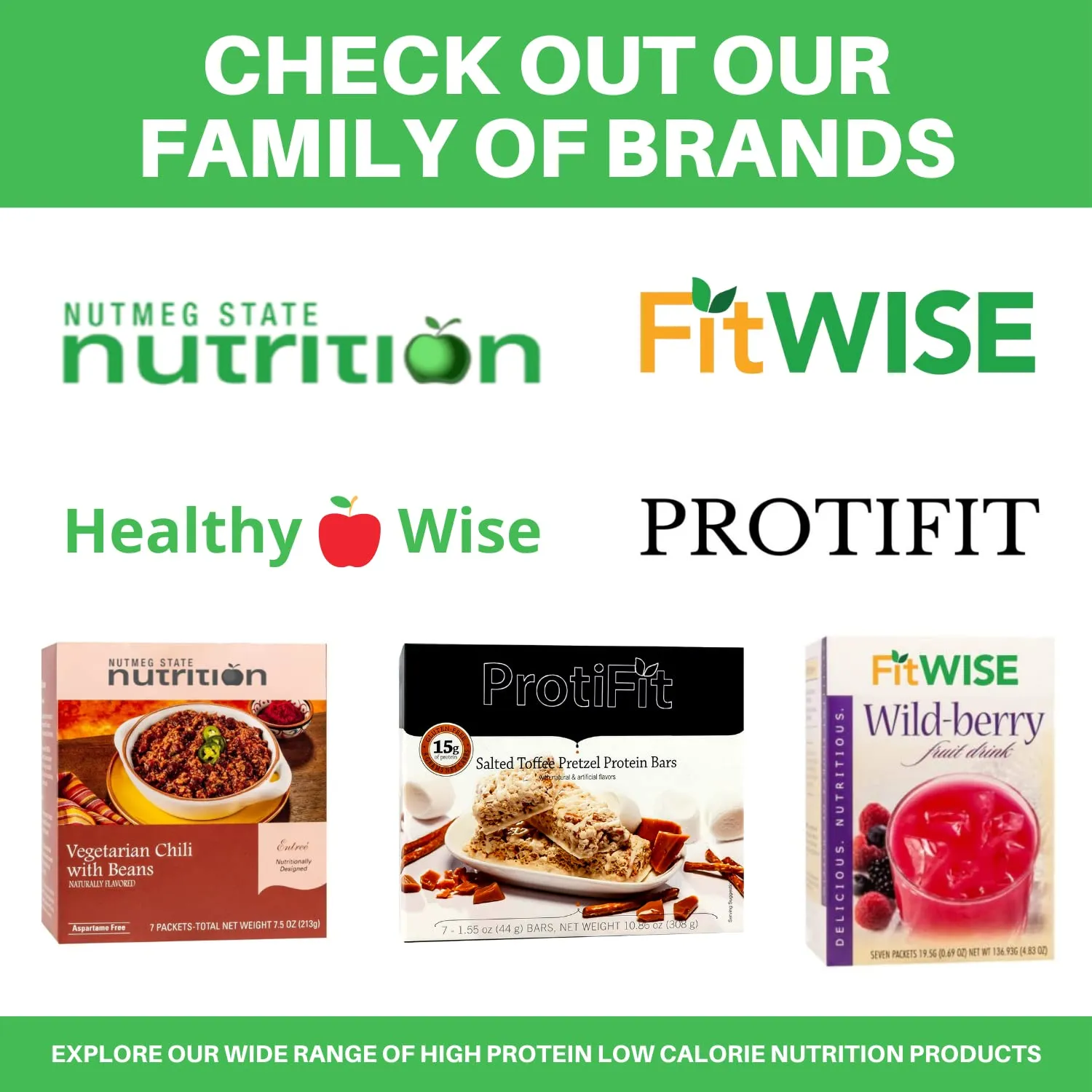 FITWISE - High Protein Layer Bars, 15g Protein, Low Calorie, Low Fat, Low Cholesterol, Aspartame Free, Vegetarian Breakfast Snack Bar, 7 Servings Per Box (Caramel Crunch)