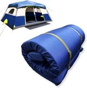 Foamma 5" x 30" x 80" Memory Foam Roll-Up Camping Mattress with Water Resistant Zipper Cover, Foldable and Portable for Camping, RV Bunk, Tent, Guest Bed, Outdoor and Dorm, CertiPUR-US Certified Foam