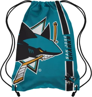 FOCO NHL San Jose Sharks 2015 Drawstring Backpack, Small