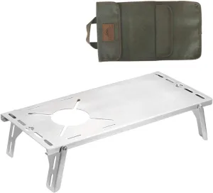 Folding Stove Table Portable Camping Stove Stand Bracket Holder BBQ Grill Folding Picnic Desk for Fishing Hiking Picnic (Color : SK (Sk 310)