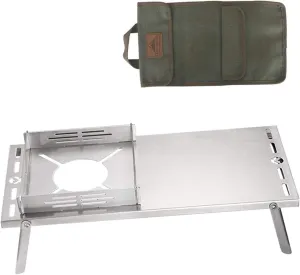 Folding Stove Table Portable Camping Stove Stand Bracket Holder BBQ Grill Folding Picnic Desk for Fishing Hiking Picnic (Color : SK (Sk 310cp)