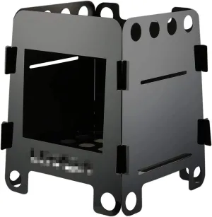 Folding Stove Table Portable Camping Stove Stand Bracket Holder BBQ Grill Folding Picnic Desk for Fishing Hiking Picnic
