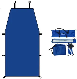 for Jeep Avenger/Cherokee/Compass/Concept/Gladiator/Meridian Camping Tarpaulin Car Awning Waterproof Hammock Rainproof Sunshade Rainproof Awning Outdoor,C Blue-S