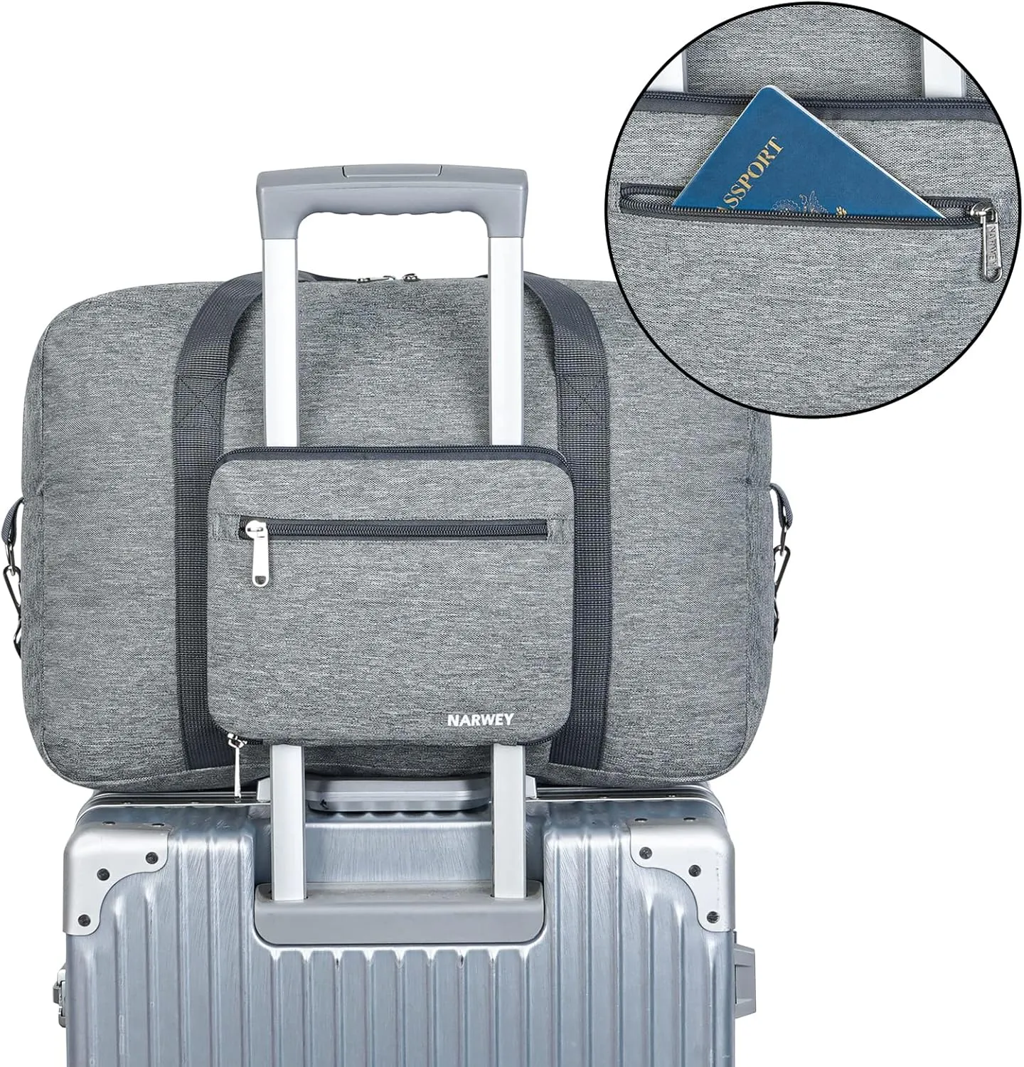 For Spirit Airlines Foldable Travel Duffel Bag Tote Carry on Luggage for Women and Girls