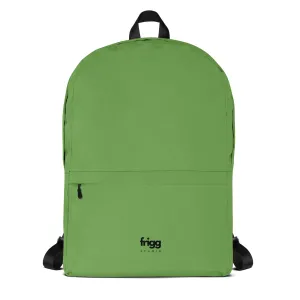 FOREST GREEN - WATER-RESISTANT BACKPACK WITH LAPTOP POCKET