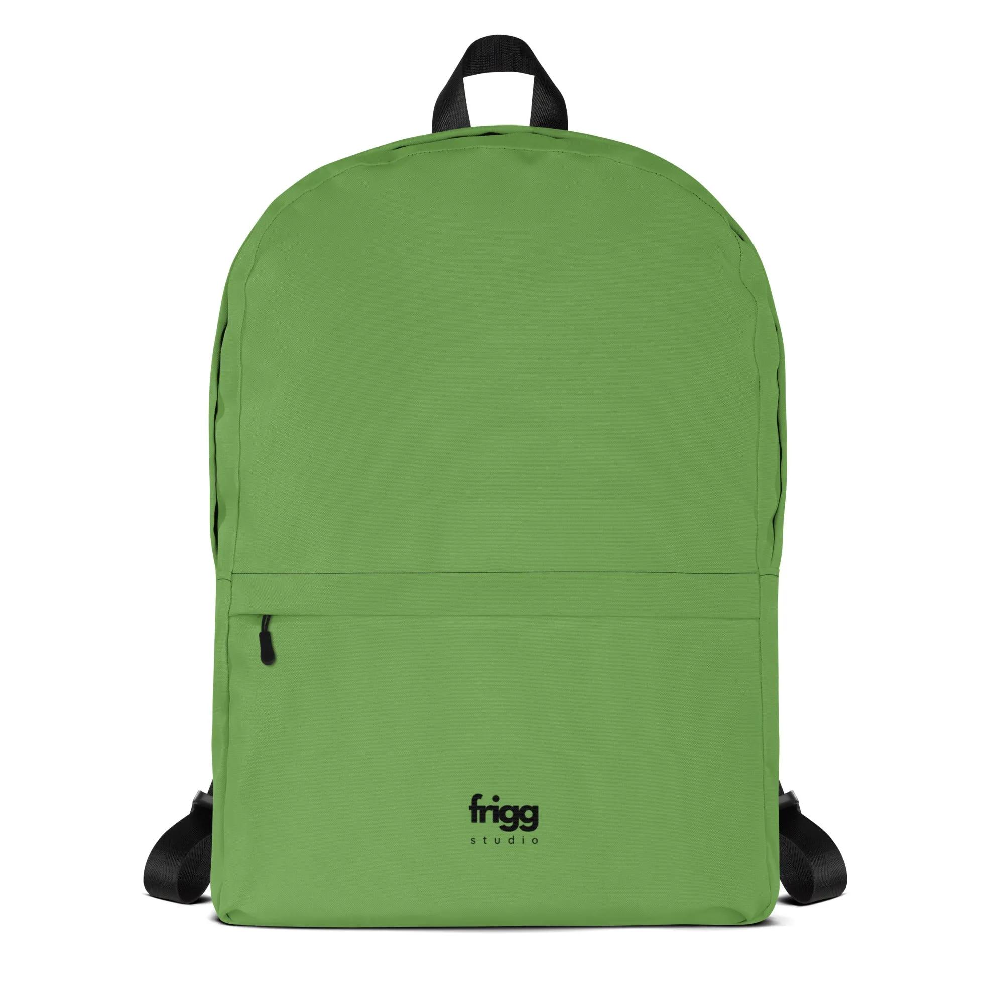FOREST GREEN - WATER-RESISTANT BACKPACK WITH LAPTOP POCKET