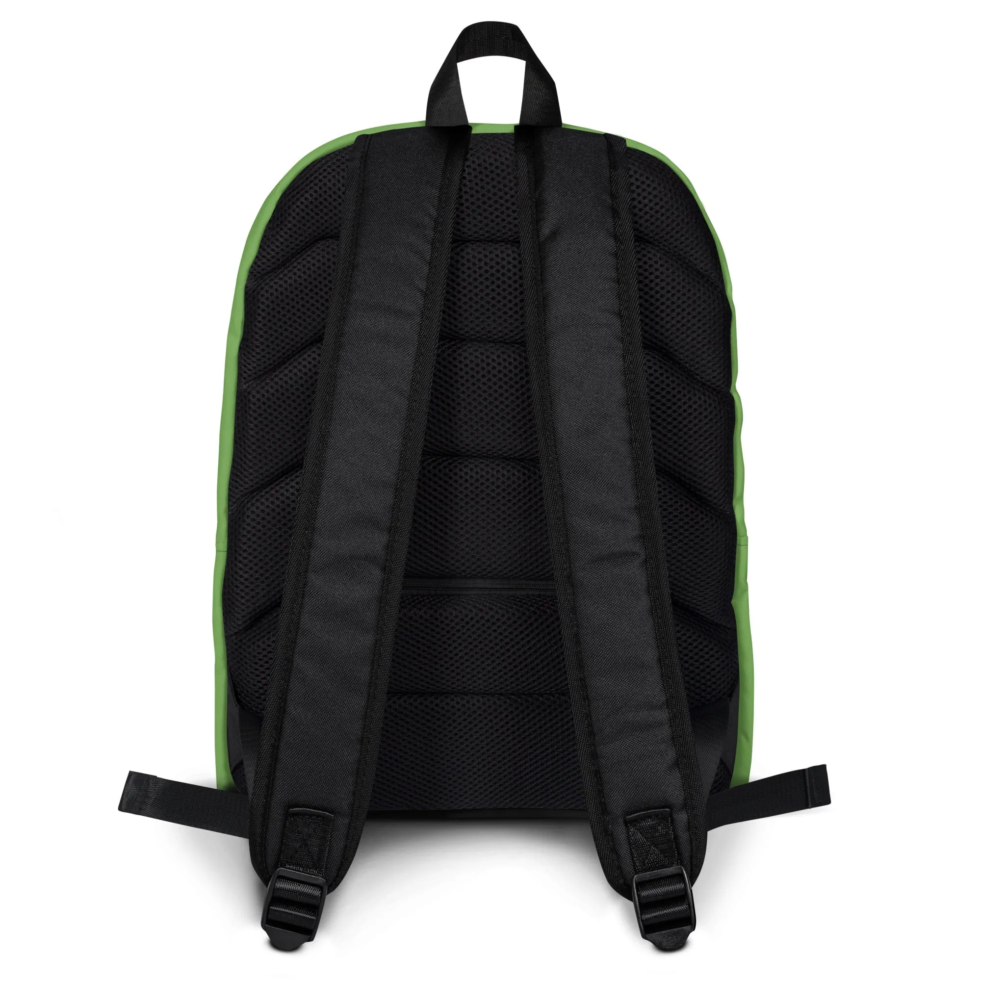 FOREST GREEN - WATER-RESISTANT BACKPACK WITH LAPTOP POCKET