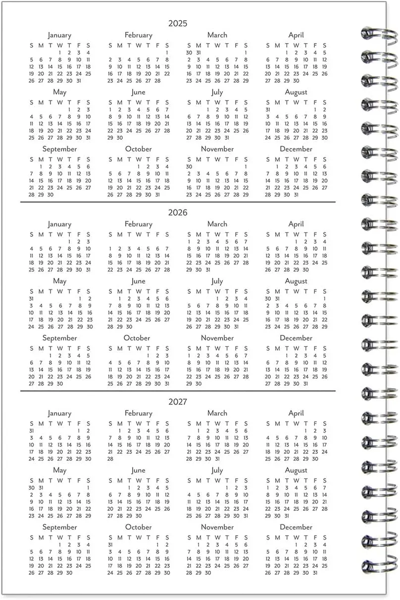 FranklinCovey - Compass Two Page Per Day Wire-Bound Planner (Classic, Jul 2025 - Jun 2026)