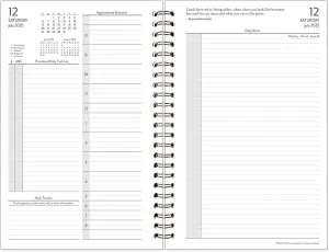 FranklinCovey - Compass Two Page Per Day Wire-Bound Planner (Classic, Jul 2025 - Jun 2026)