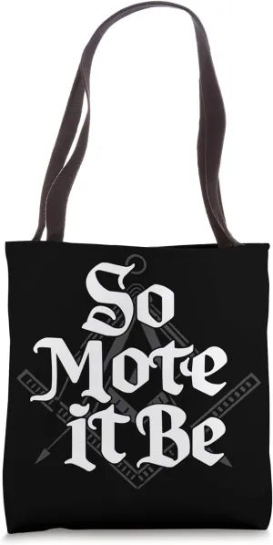 Freemason Masonic Fraternal Freemasonry Square Compass Tote Bag