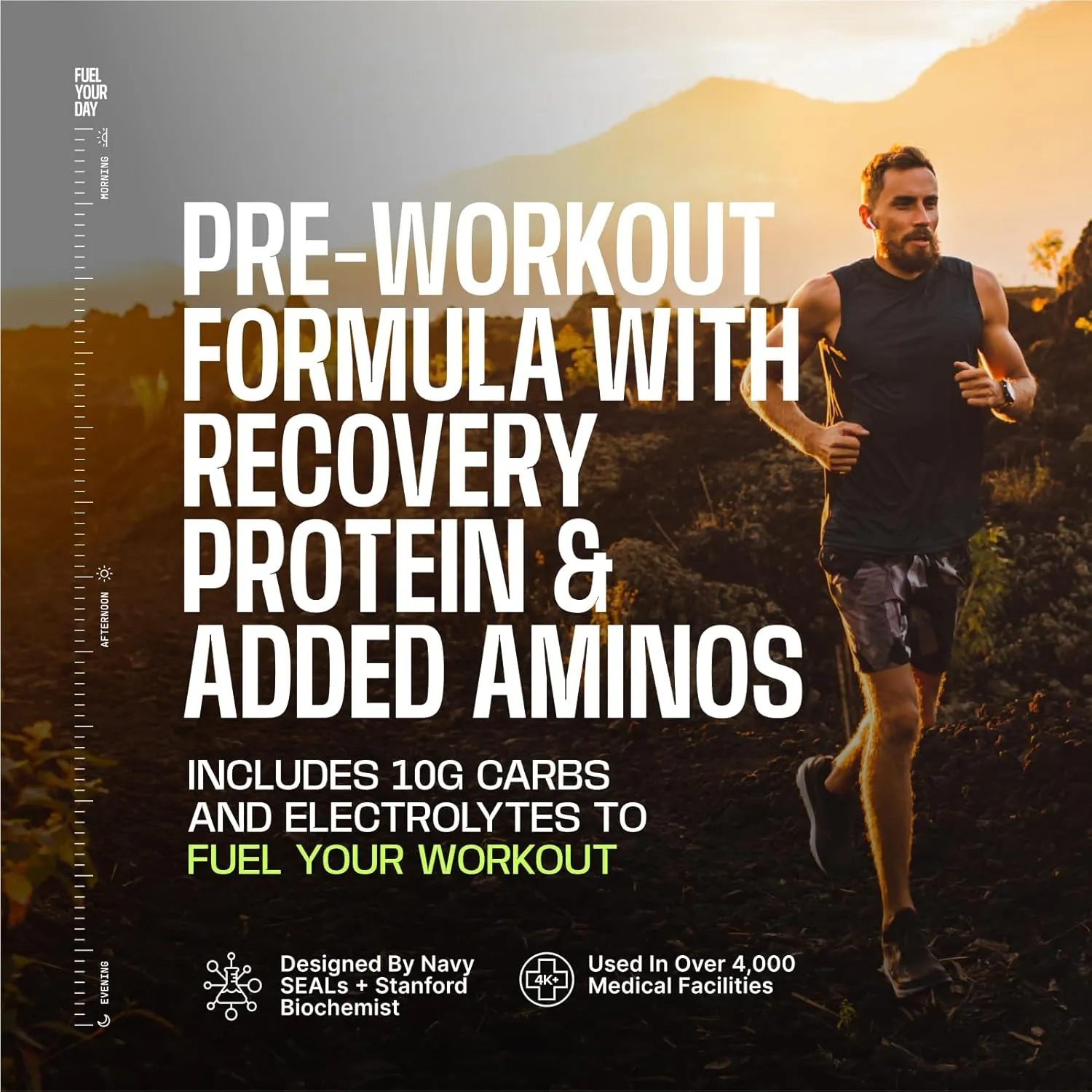 Frog Fuel Ultra Energized Pre Workout Shot & Energy Gel, 120mg Caffeine, 1500mg Beta Alanine, Electrolytes 8g Protein Nano-Hydrolyzed Grass Fed Collagen, 10g Carbs, Berry, 1.2 oz Packets, 24 Pack