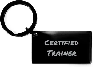 Funny Trainer Keychain Gifts from Men to Trainer for Valentine's - Inspirational Quote Keychain for Fitness Enthusiasts