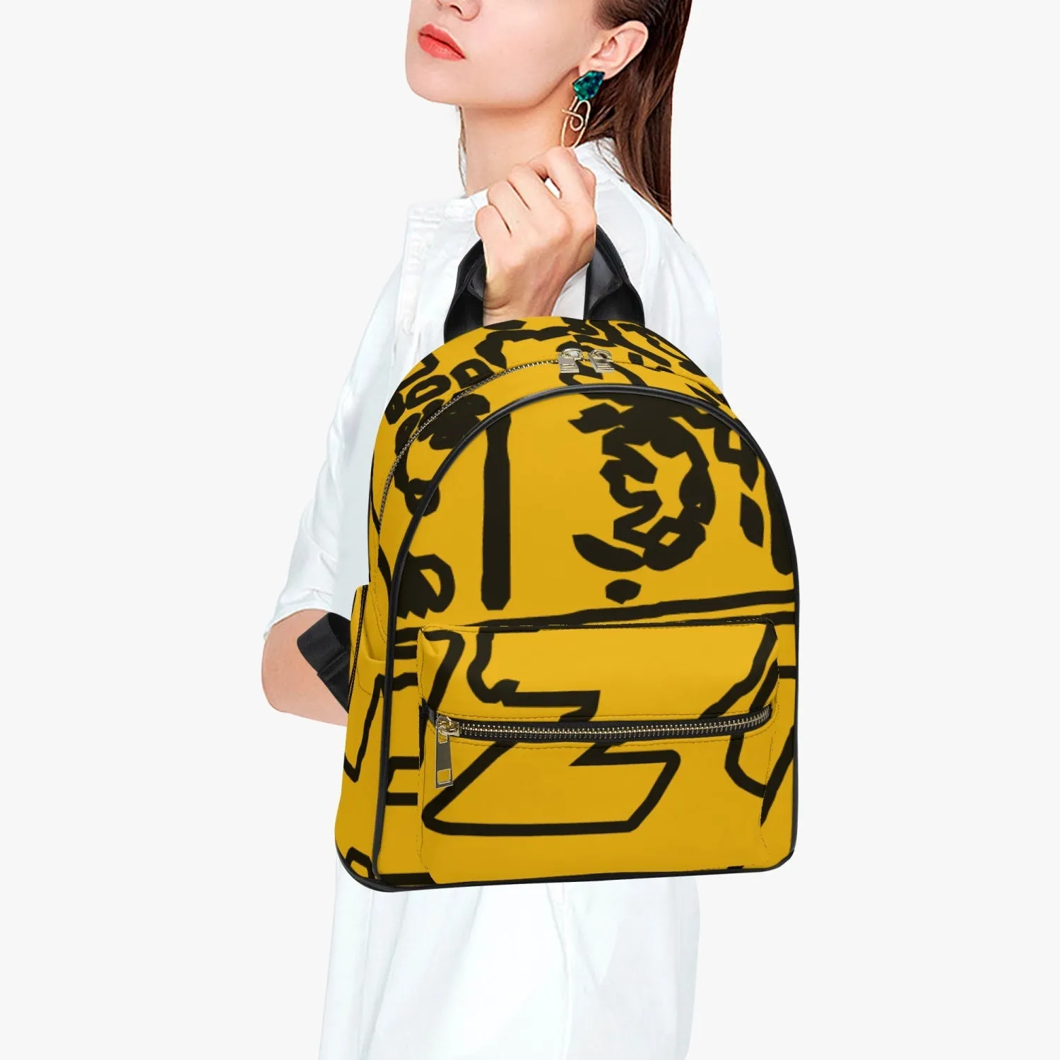 FZ Printed PU Backpack